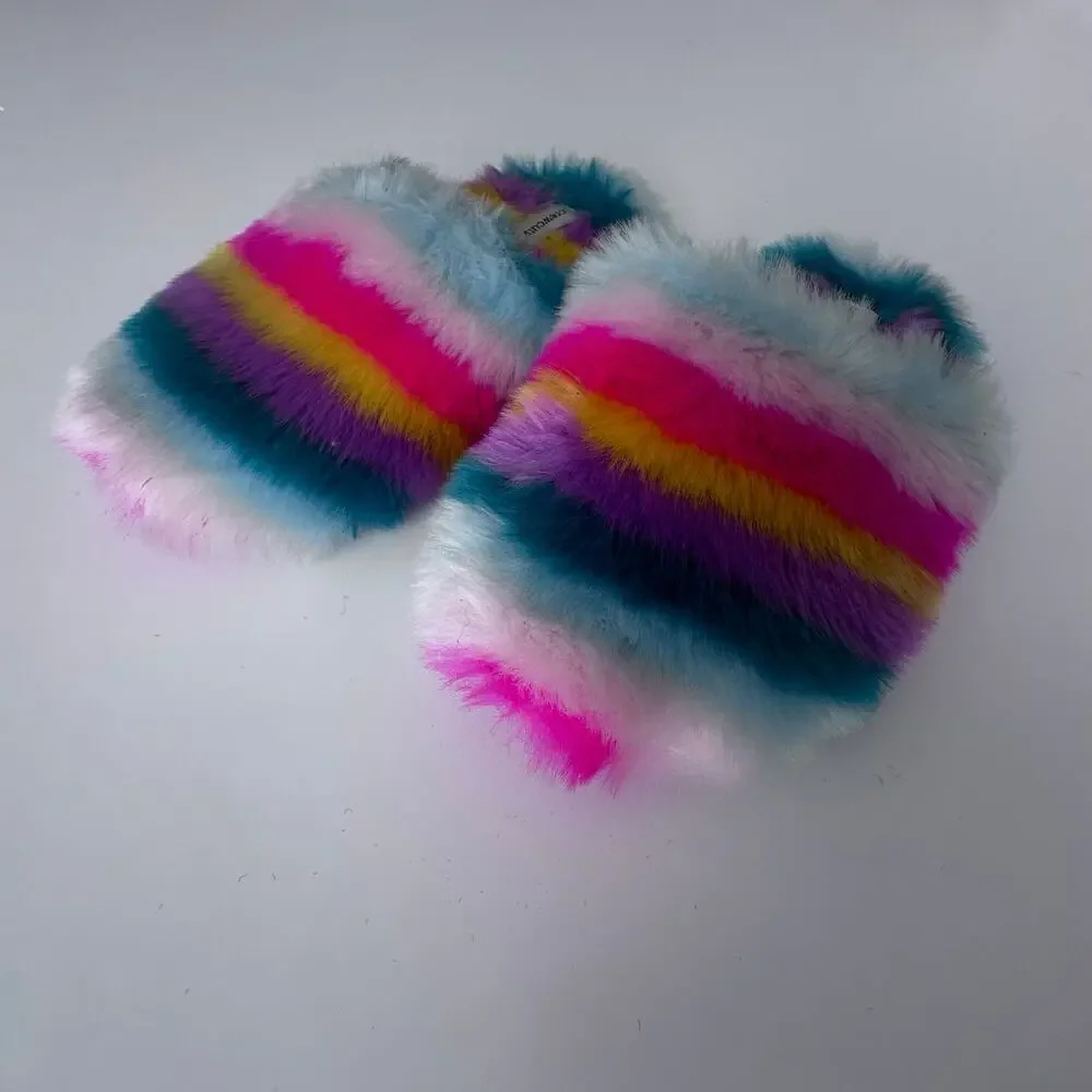 J.Crew: Girls' Slippers In Stripe For Girls Crewcuts